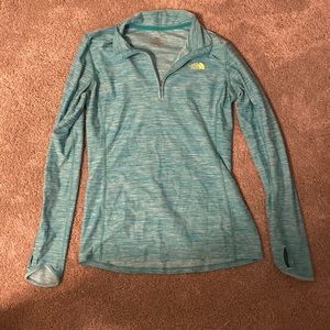 North Face quarter zip long sleeve
